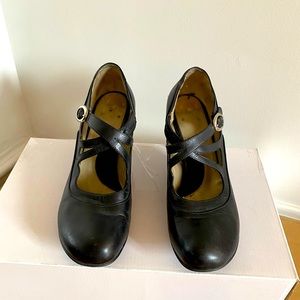 John Fluevog Mary Janes. Black. Size 8,5